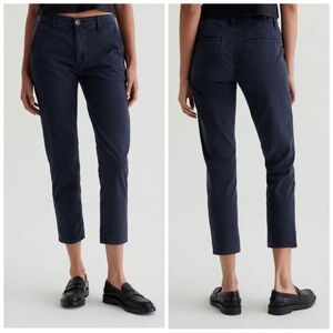 AG ADRIANO GOLDSCHMIED Women Size 28 Blue Note Wool-Like Caden Tailored Trouser